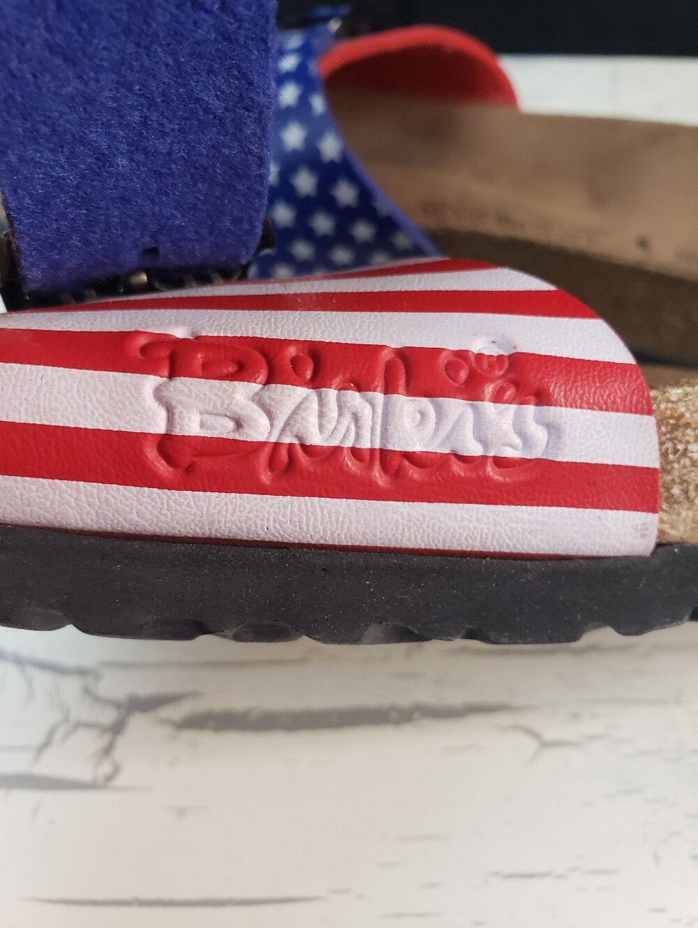 Birkenstock Birki's Catalina Patriotic Sandals - Women's size 6- 6.5 (Euro 37) - Picture 9 of 14